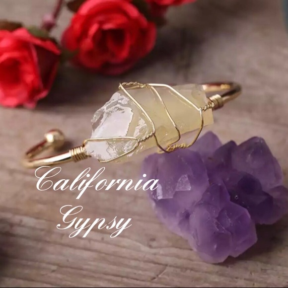 Citrine Crystal Gypsy Bracelet - Picture 2 of 5
